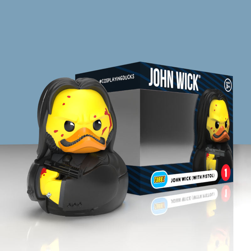 Numskull TUBBZ John Wick with Pistol Boxed Edition Collectible Duck