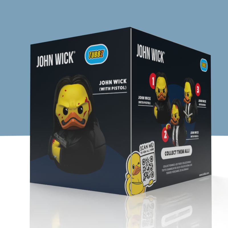 Numskull TUBBZ John Wick with Pistol Boxed Edition Collectible Duck