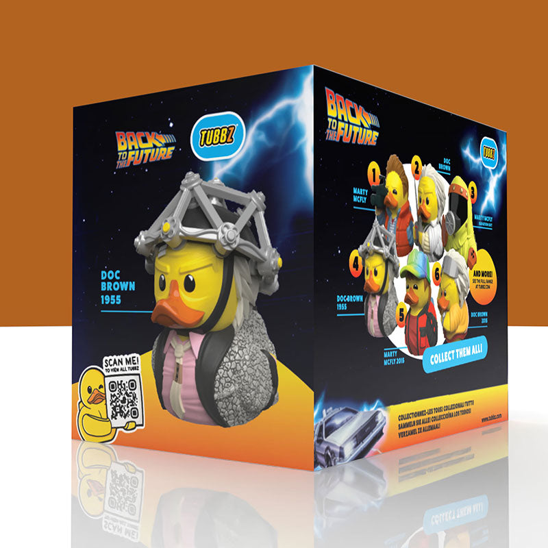 Numskull Back to the Future Doc Brown 1950s TUBBZ Boxed Vinyl Figure