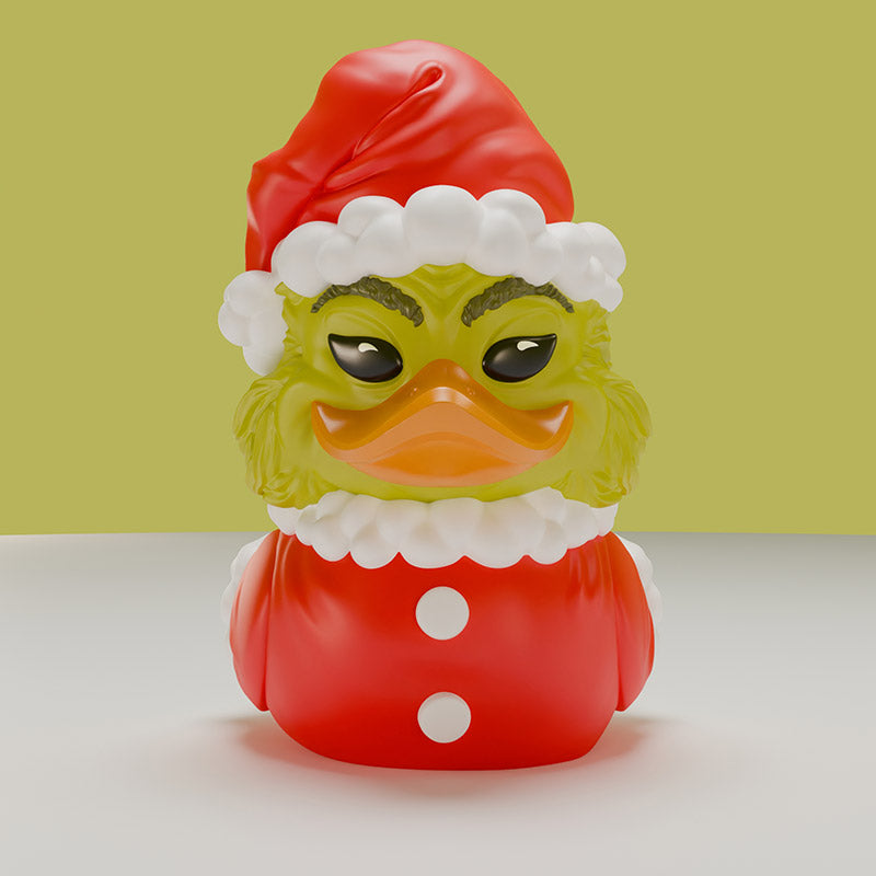 The Grinch Santa Outfit Mini TUBBZ Collectible Duck by Numskull