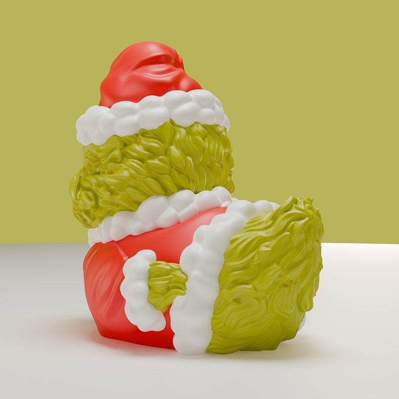 The Grinch Santa Outfit Mini TUBBZ Collectible Duck by Numskull