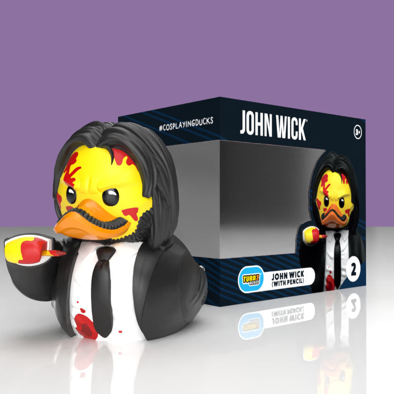 Numskull Designs John Wick with Pencil TUBBZ Boxed Edition