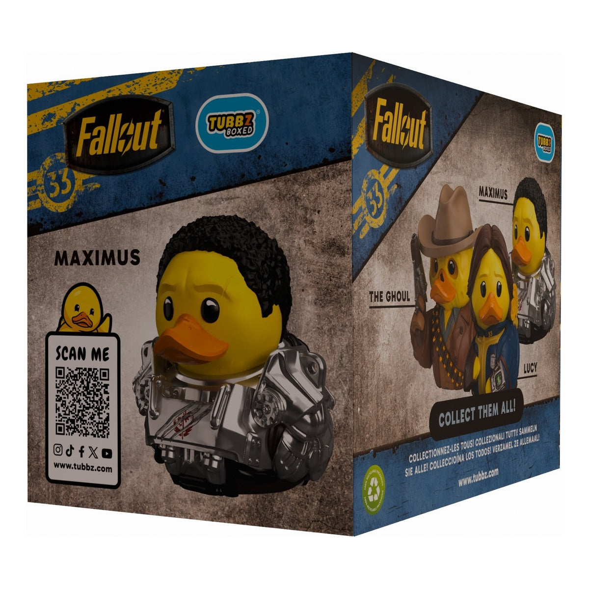 Fallout TV Maximus TUBBZ Boxed Collectible Duck