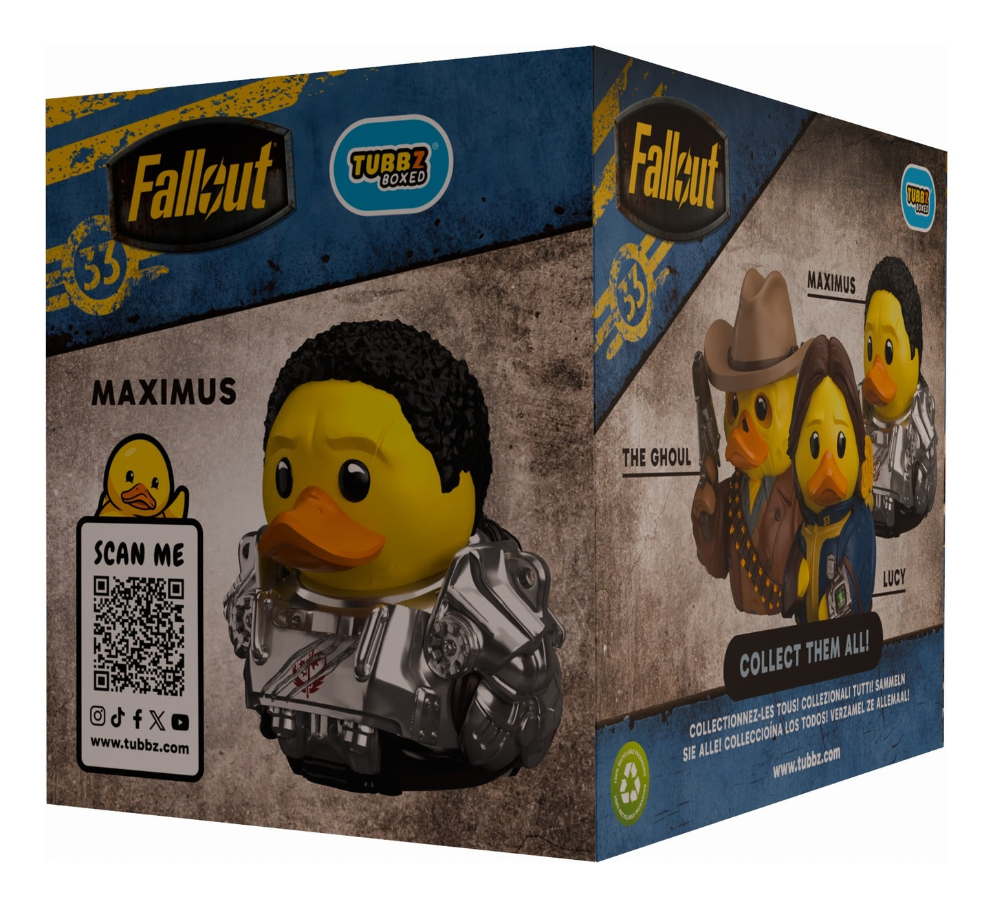 Fallout TV Maximus TUBBZ Boxed Collectible Duck
