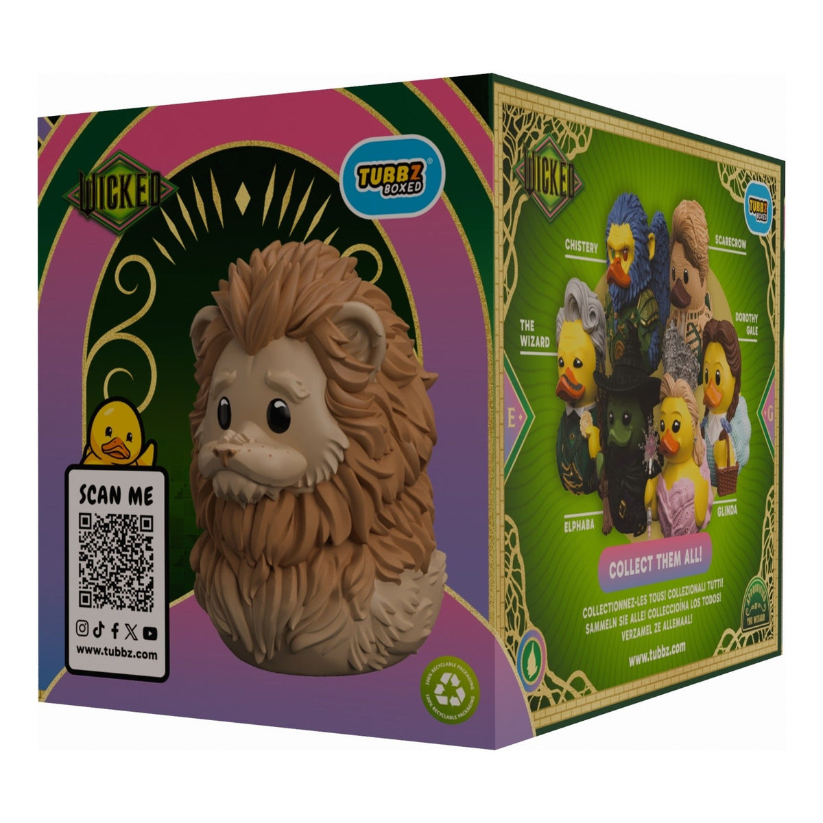 Wicked Cowardly Lion TUBBZ Boxed Edition Collectible Figure