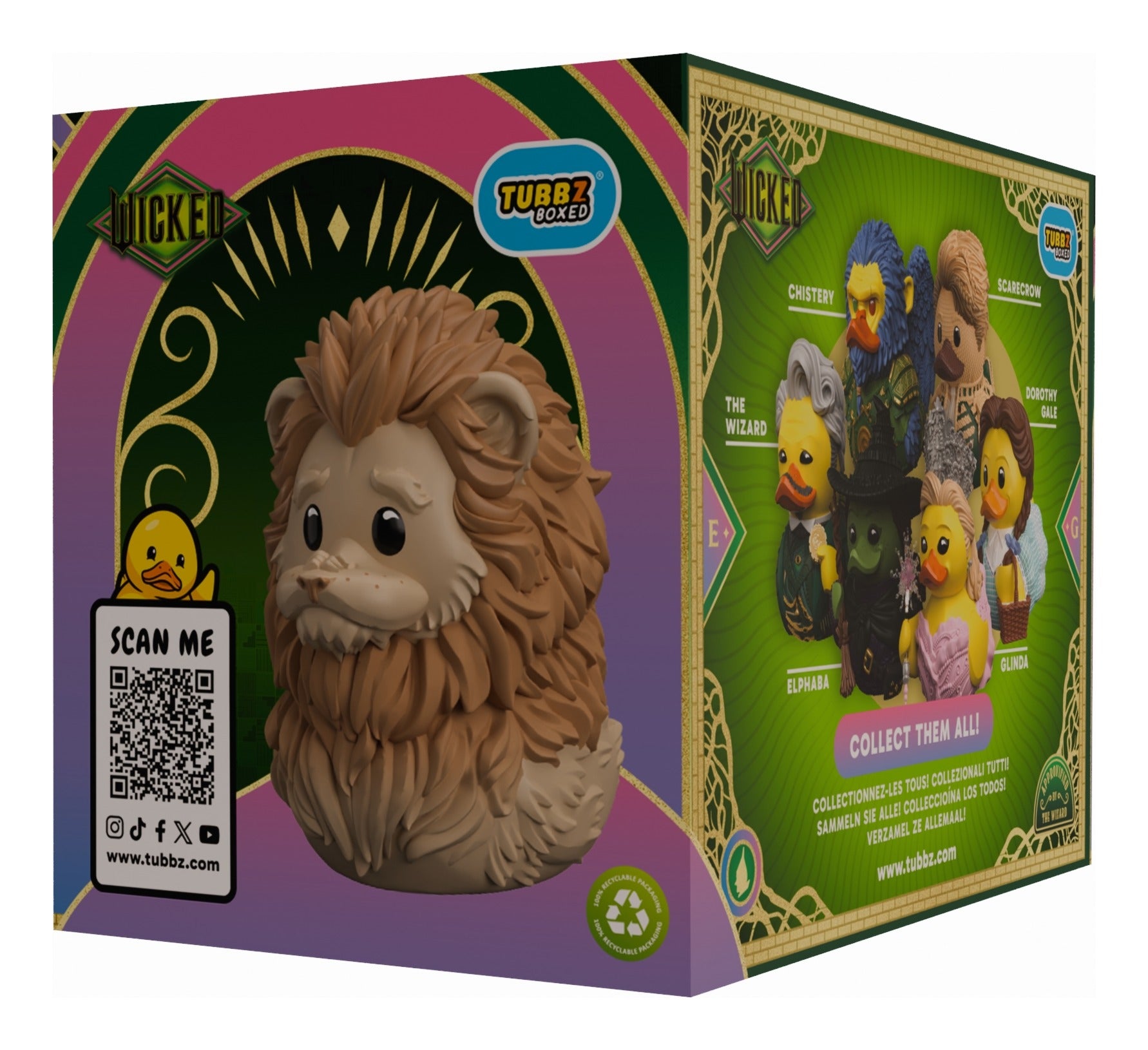 Wicked Cowardly Lion TUBBZ Boxed Edition Collectible Figure