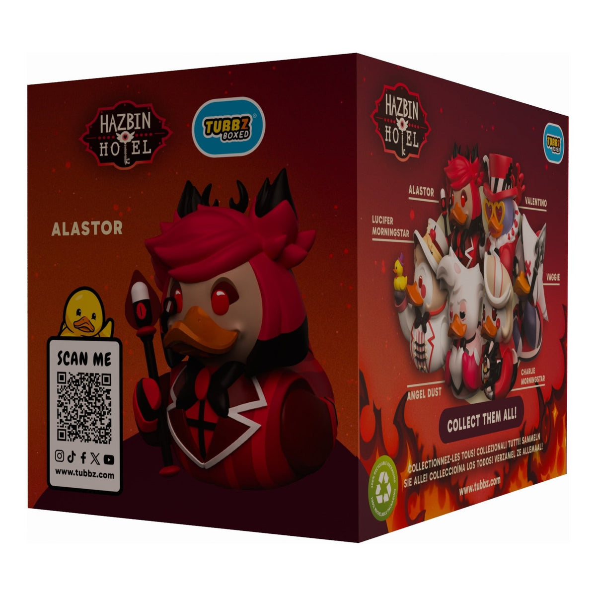 Hazbin Hotel Alastor TUBBZ Boxed Edition Collectible Duck
