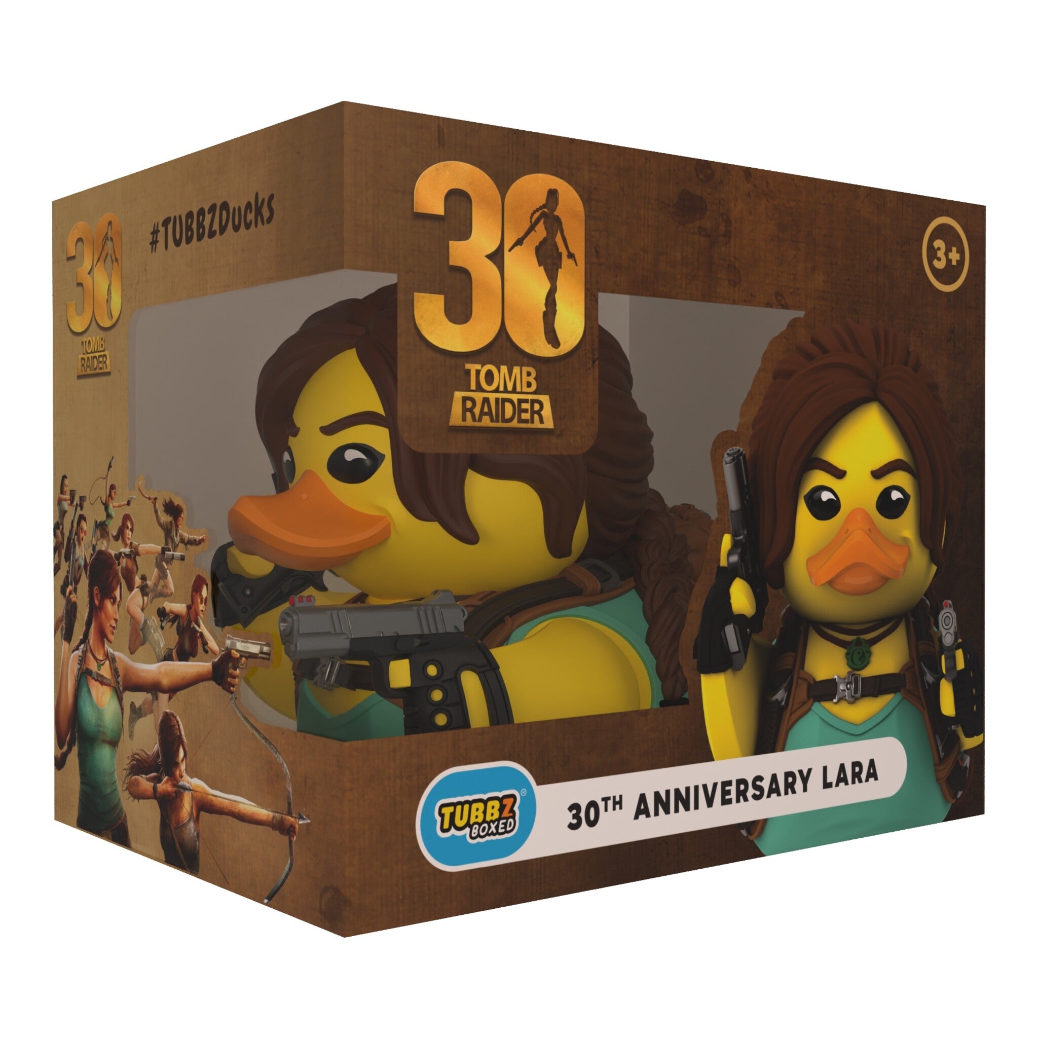 Tomb Raider Lara Croft 30th Anniversary TUBBZ Boxed Figure