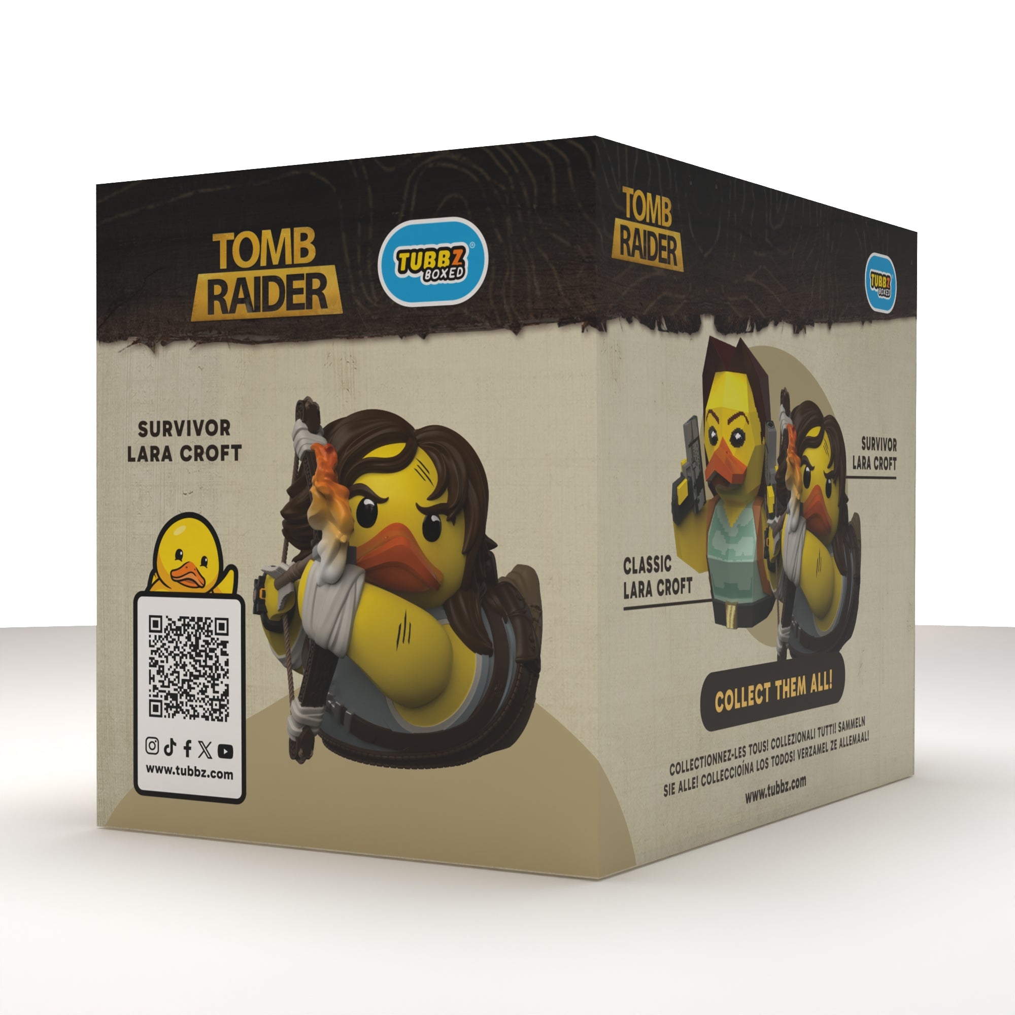Tomb Raider TUBBZ Lara Croft Survivor Boxed Vinyl Figure
