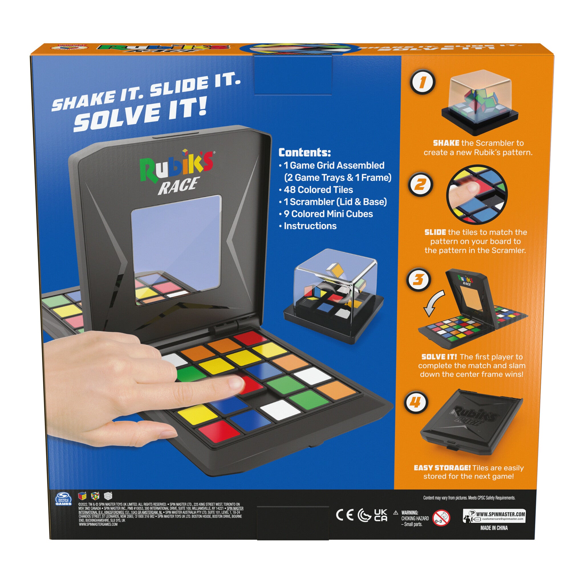 Rubik's Race Fast-Paced 2-Player Board Game