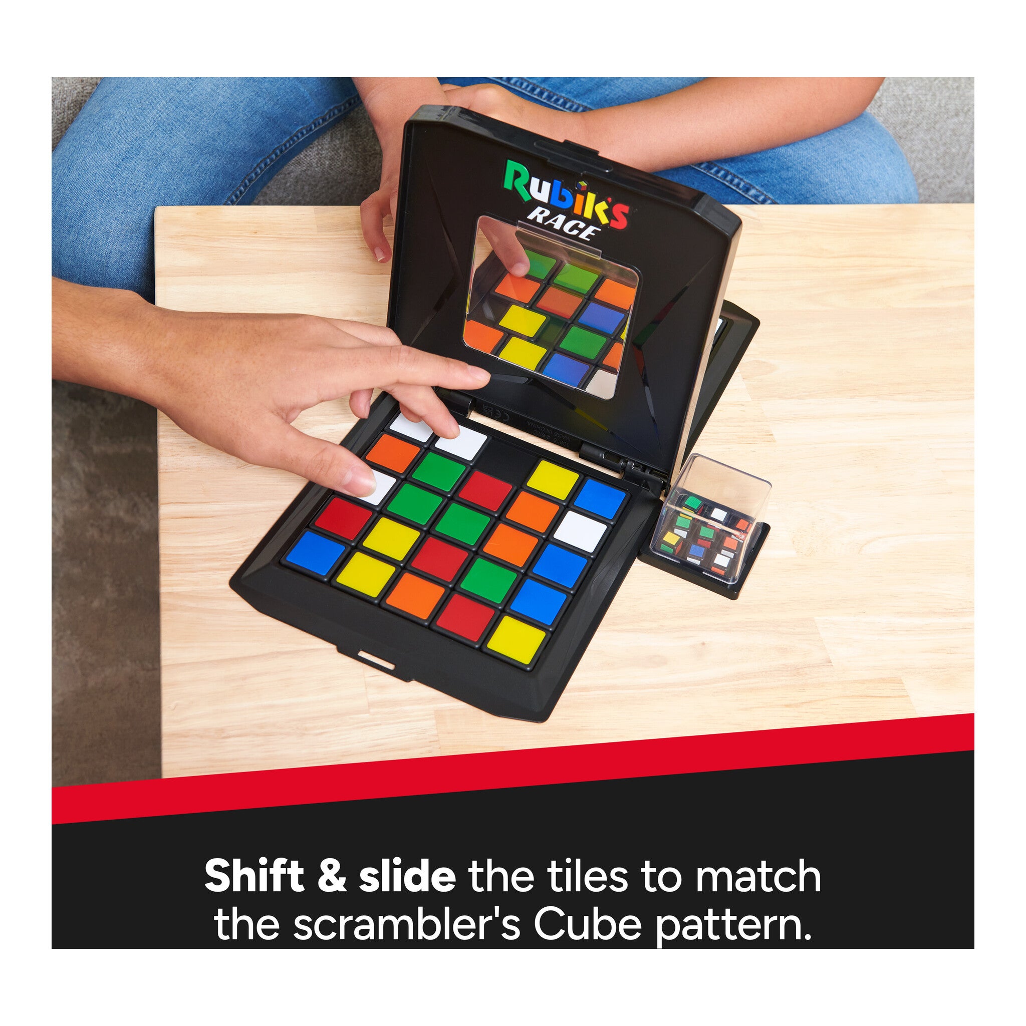 Rubik's Race Fast-Paced 2-Player Board Game