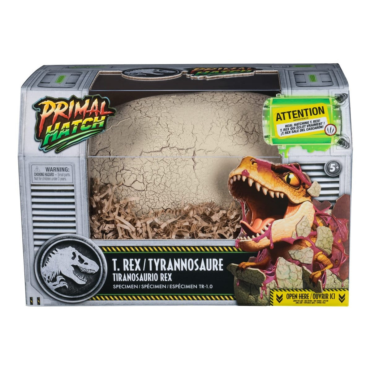 Jurassic World Primal Hatch Interactive Hatching T-Rex Dinosaur Egg