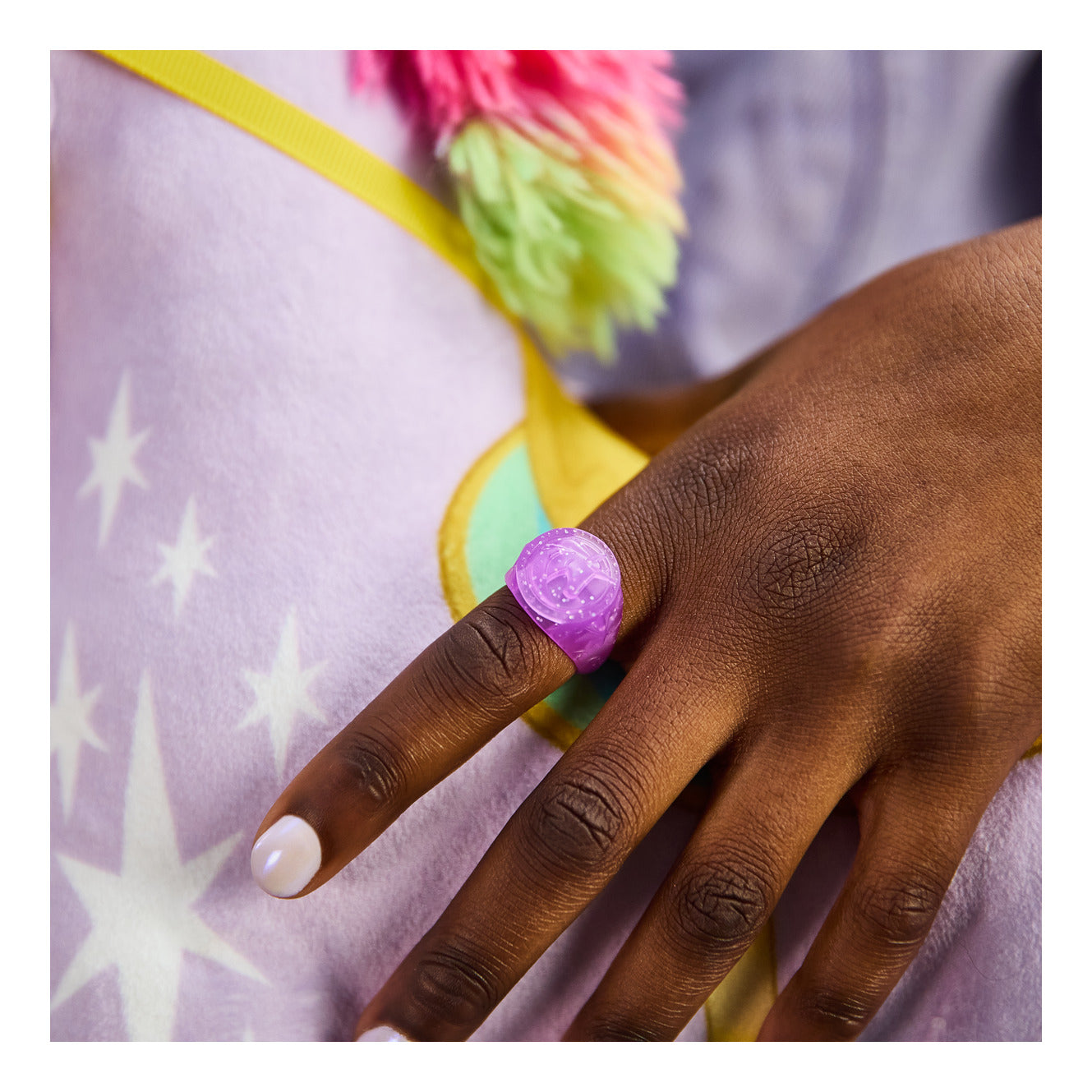 Unicorn Academy Sophia Light-Up Necklace and Glitter Ring Set