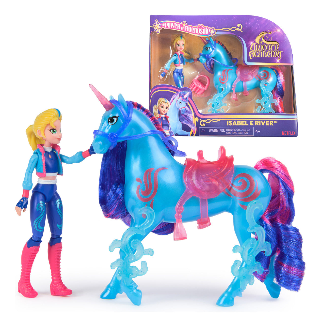 Unicorn Academy Isabel & River Doll and Unicorn Set