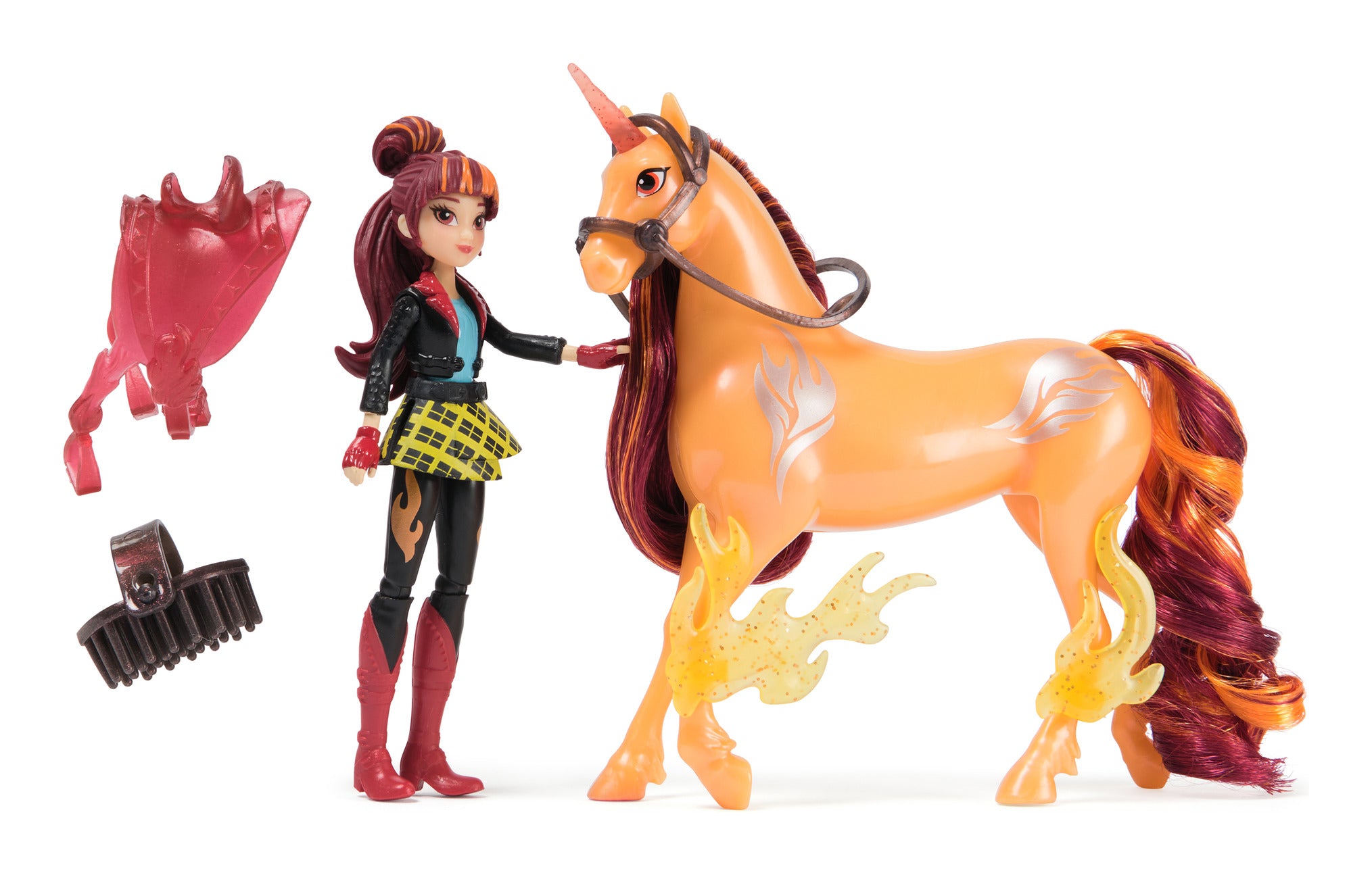 Unicorn Academy Valentina & Cinder Small Doll and Unicorn Set