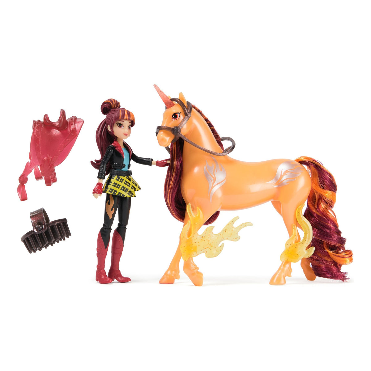 Unicorn Academy Valentina & Cinder Small Doll and Unicorn Set
