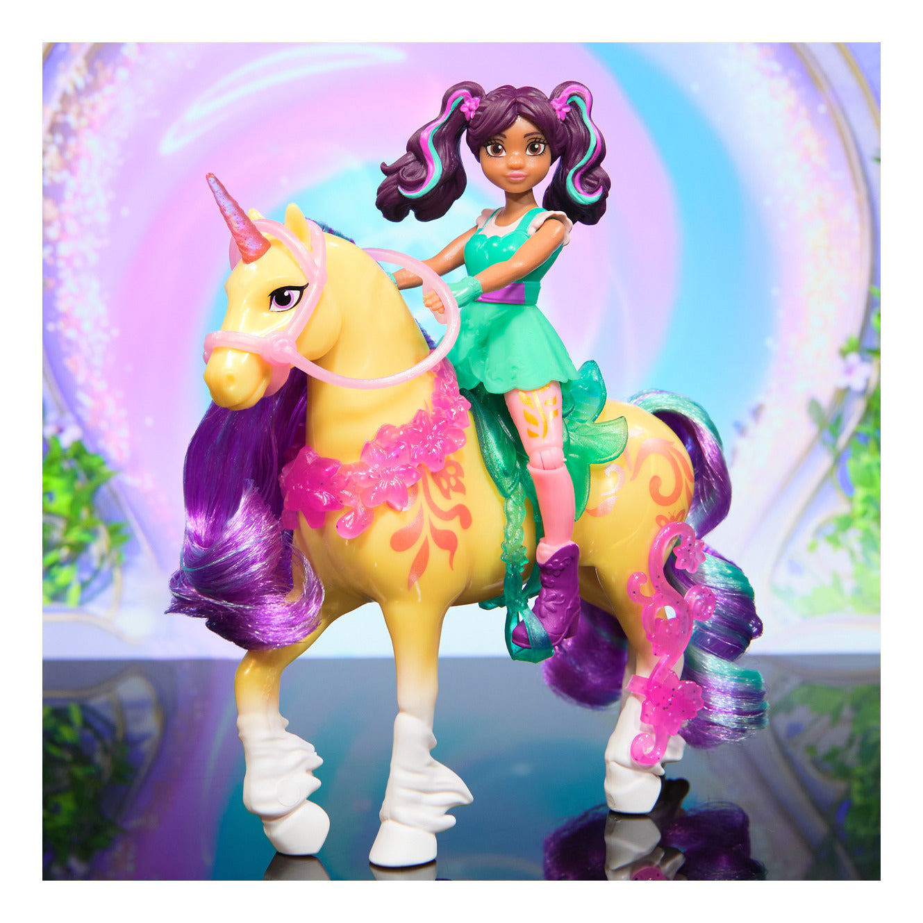 Unicorn Academy Ava & Leaf Small Doll and Unicorn Set