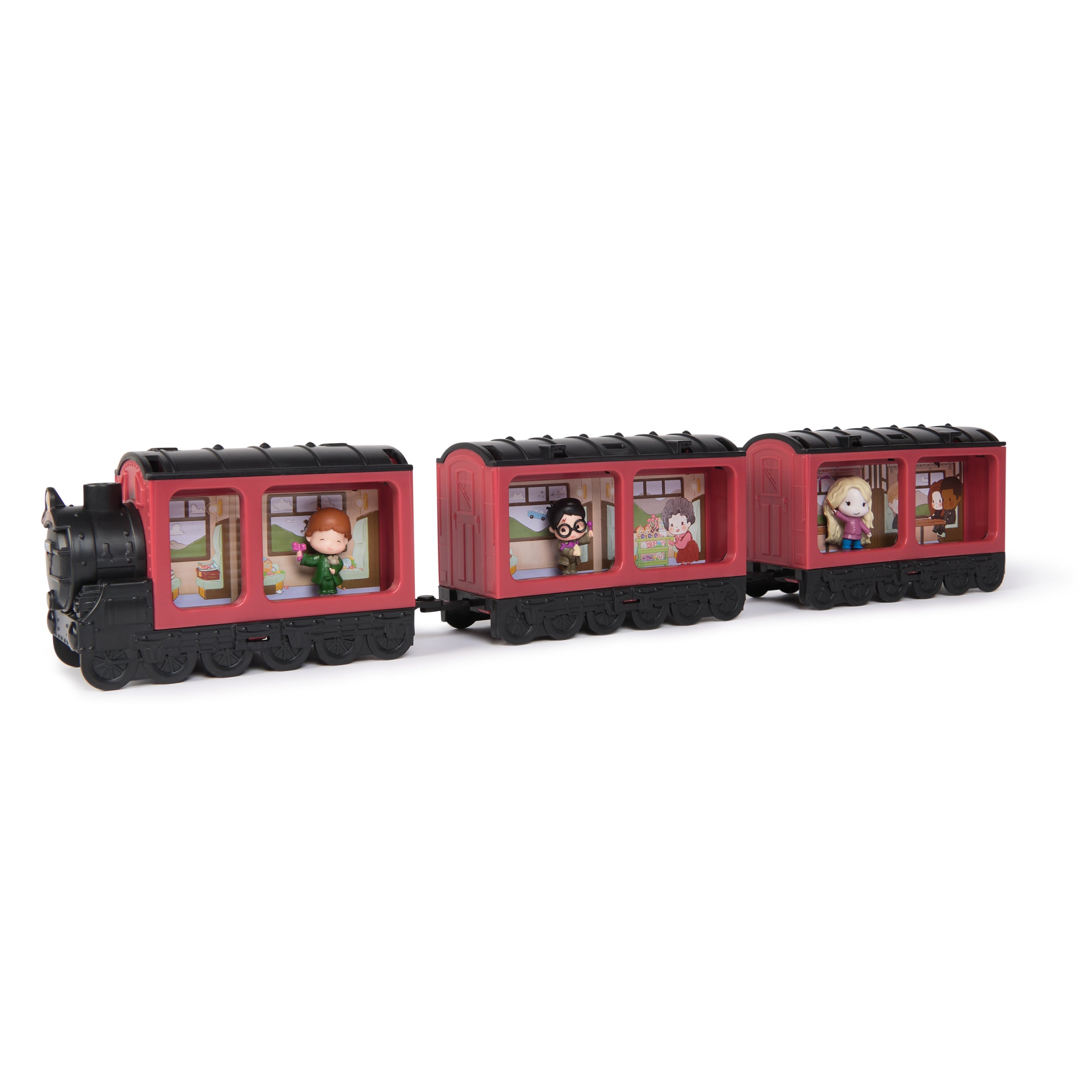 Harry Potter Micro Magical Moments Hogwarts Express Collectables Display Case with 3 Figures