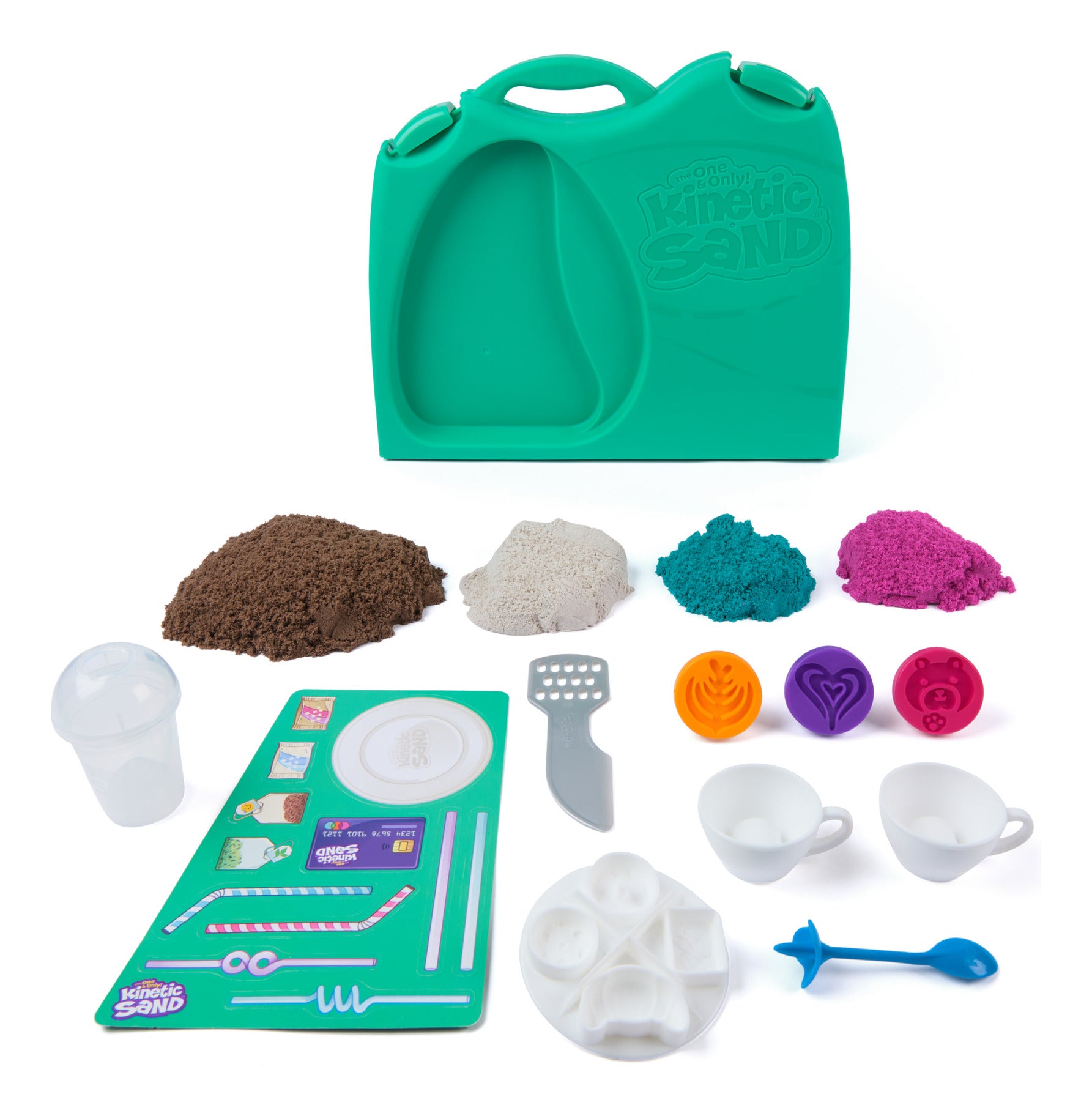 Kinetic Sand Café Case Playset with 793g Sand