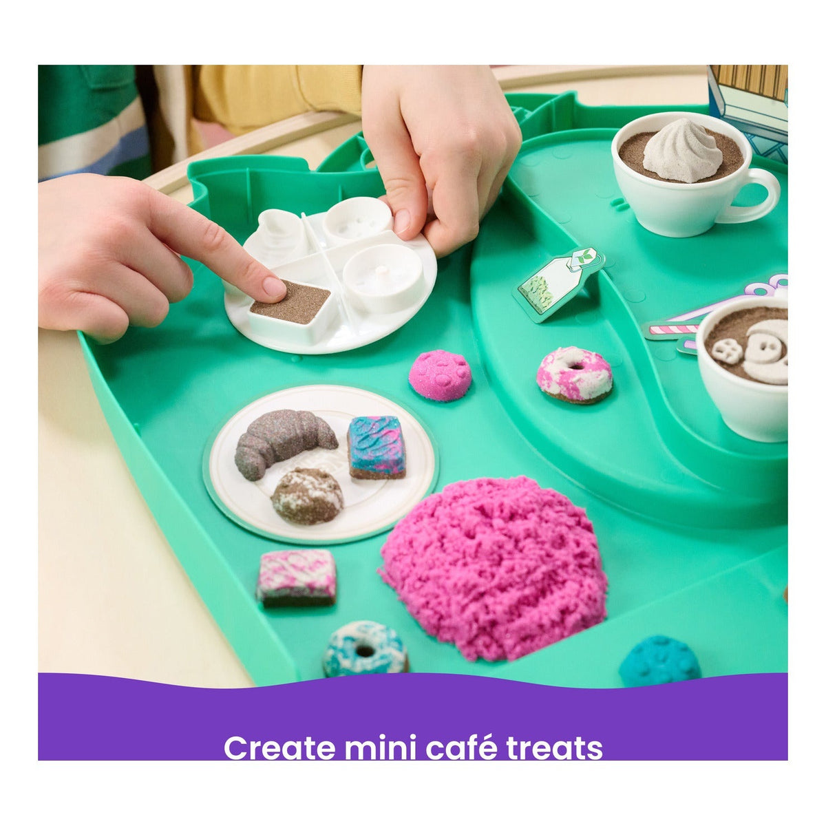 Kinetic Sand Café Case Playset with 793g Sand