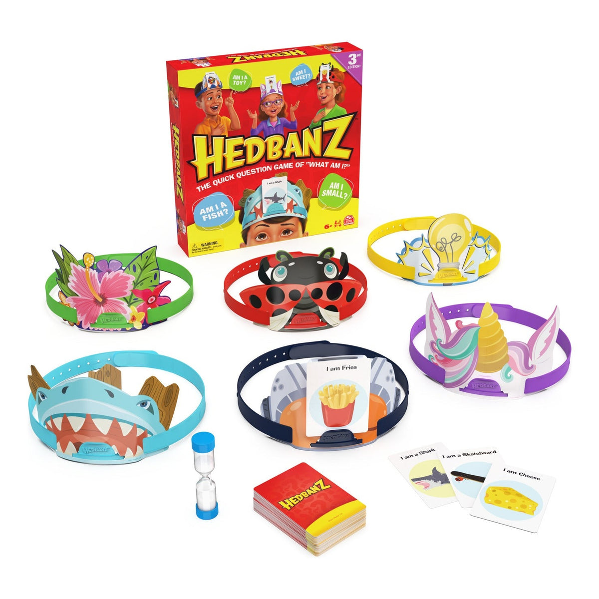 Spin Master Hedbanz 3rd Edition Family Guessing Game