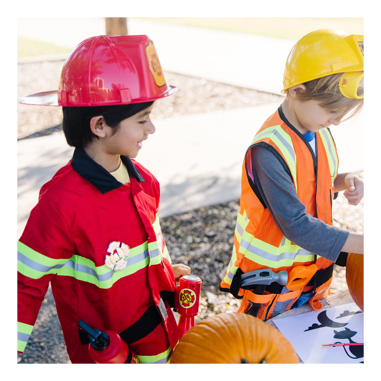 Melissa & Doug Fire Chief Role Play Costume Set