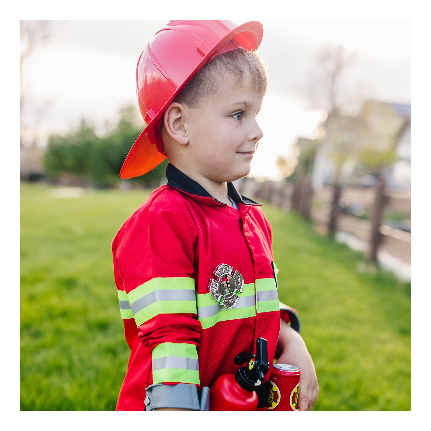Melissa & Doug Fire Chief Role Play Costume Set