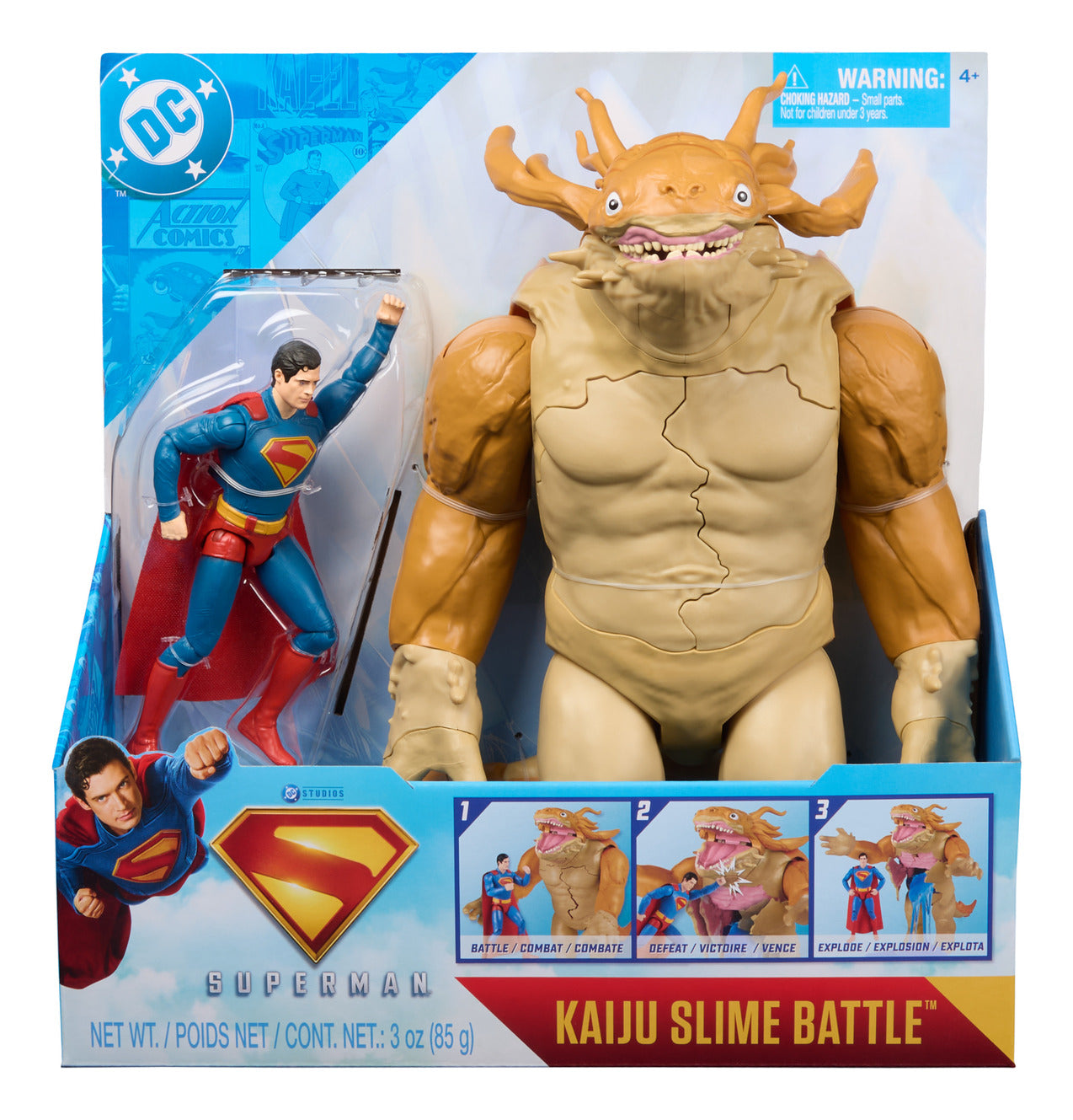 DC Comics Superman vs Kaiju Slime Battle Pack