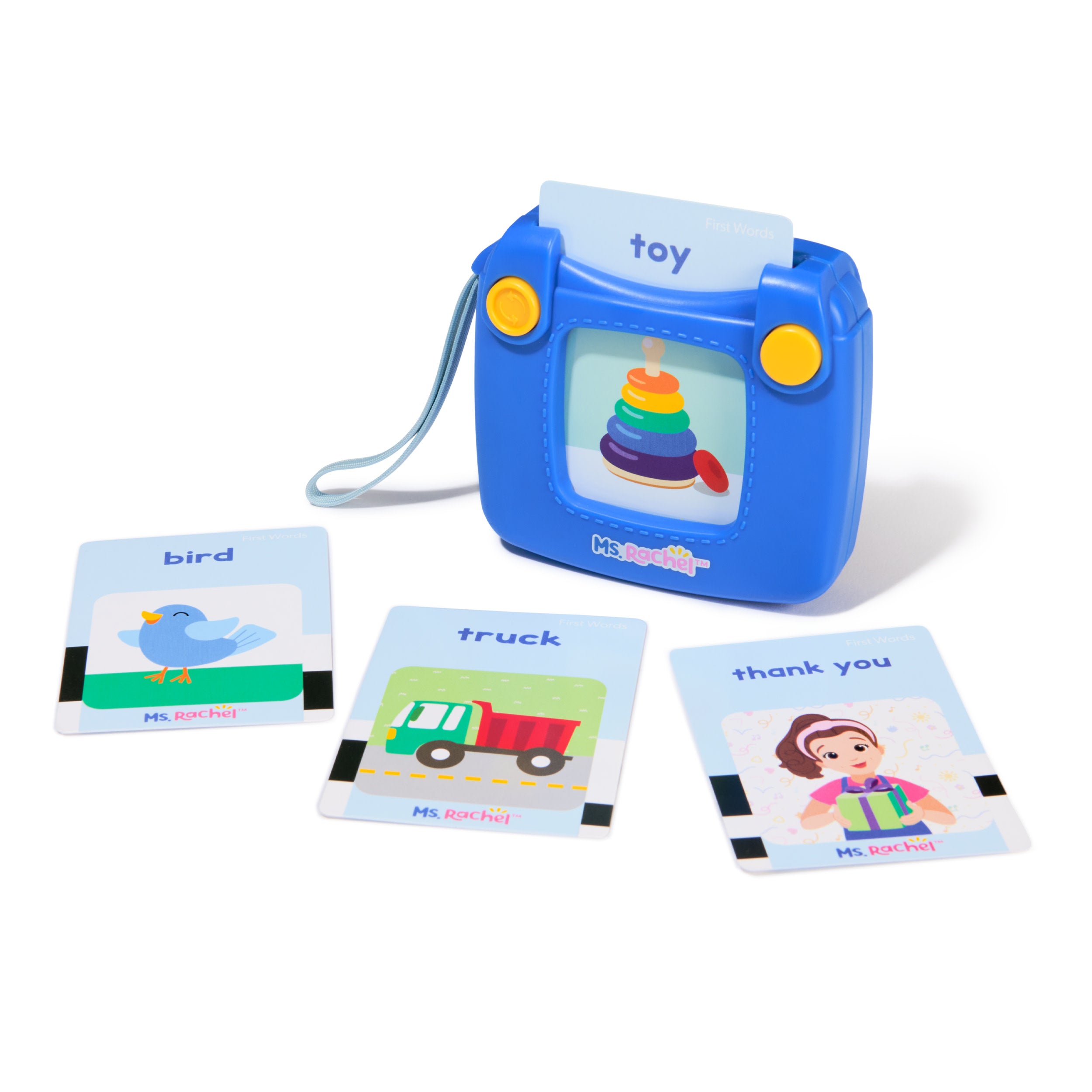 Ms. Rachel First Words Talking Flash Cards with Electronic Reader