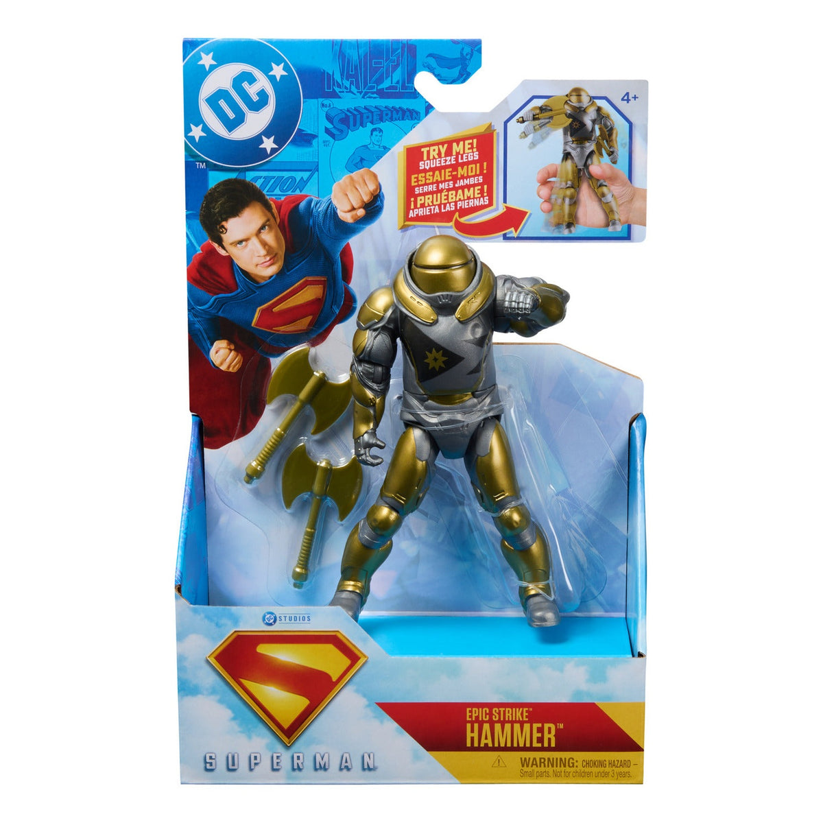 Spin Master Superman Hammer of Boravia 6-Inch Battle Attack Figure