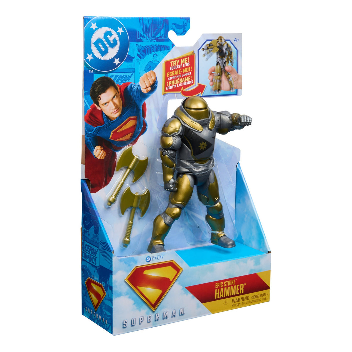 Spin Master Superman Hammer of Boravia 6-Inch Battle Attack Figure