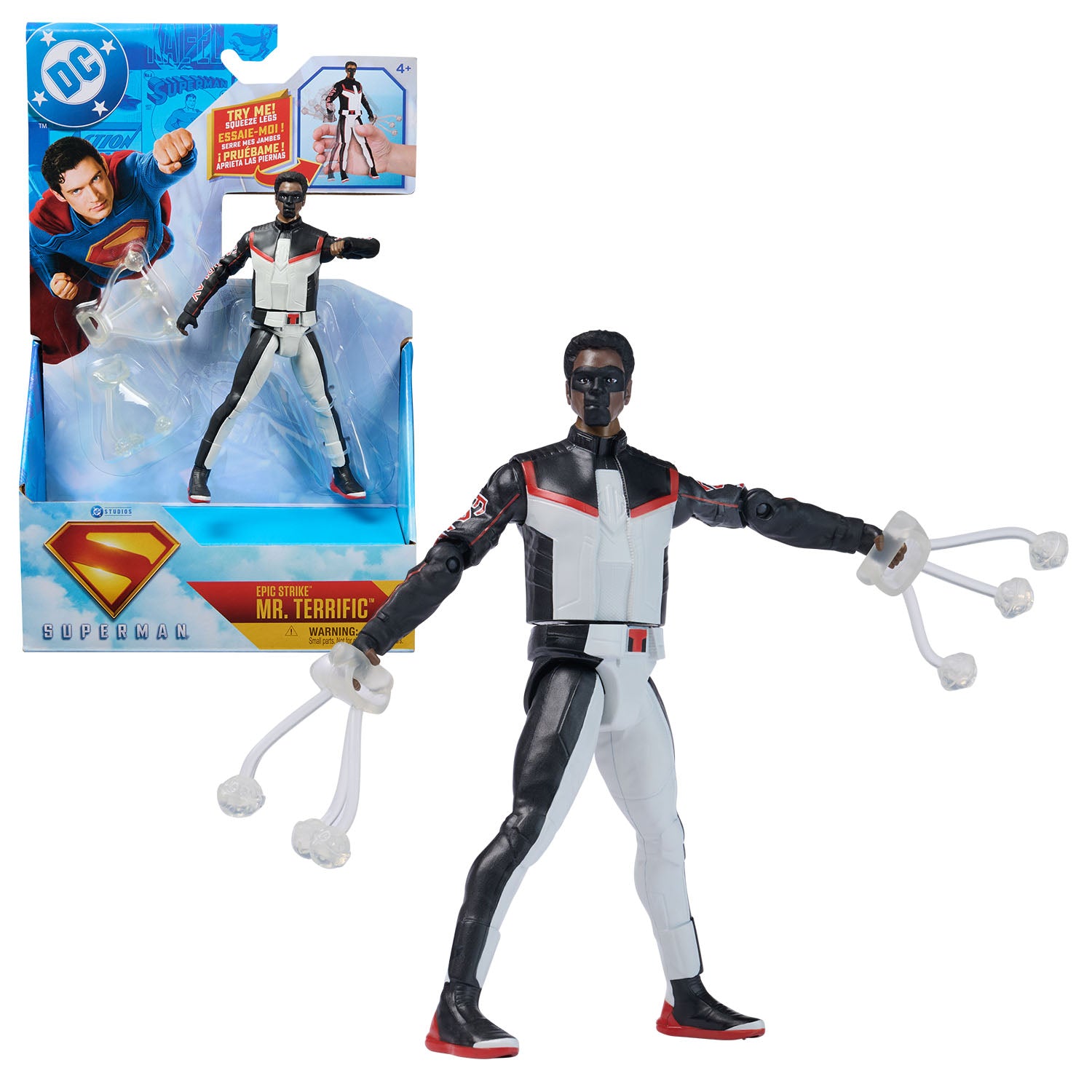 DC Comics Superman Mr Terrific 6-Inch Epic Strike Action Figure