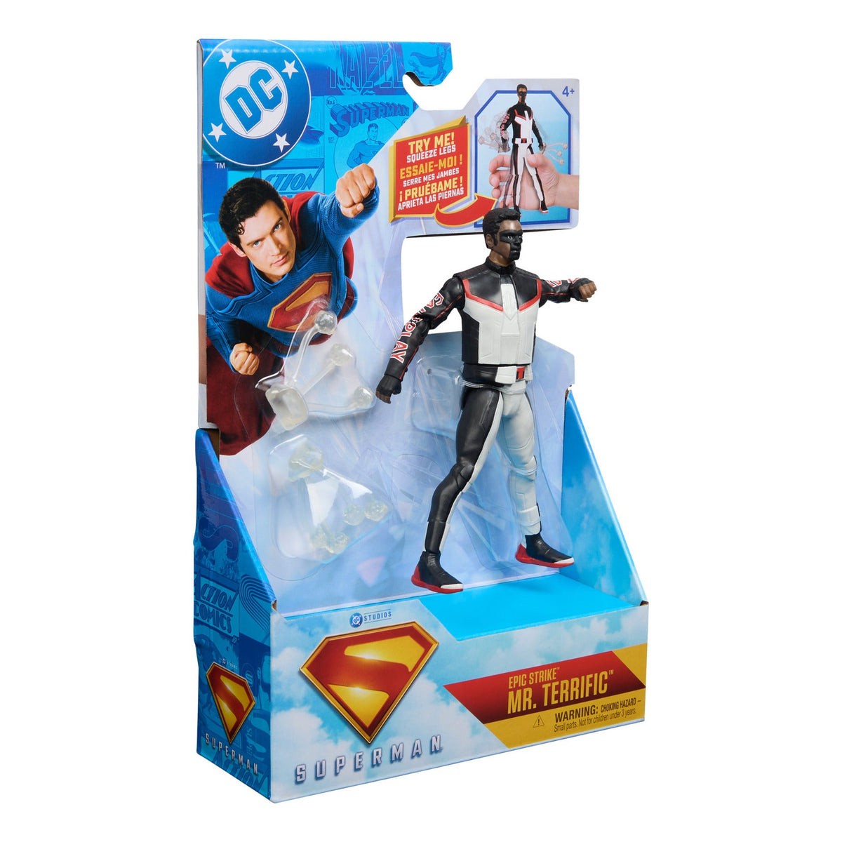 DC Comics Superman Mr Terrific 6-Inch Epic Strike Action Figure
