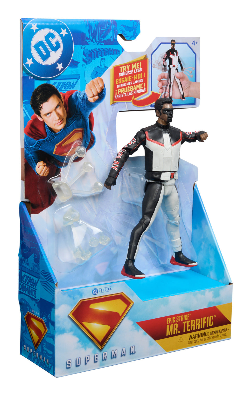 DC Comics Superman Mr Terrific 6-Inch Epic Strike Action Figure