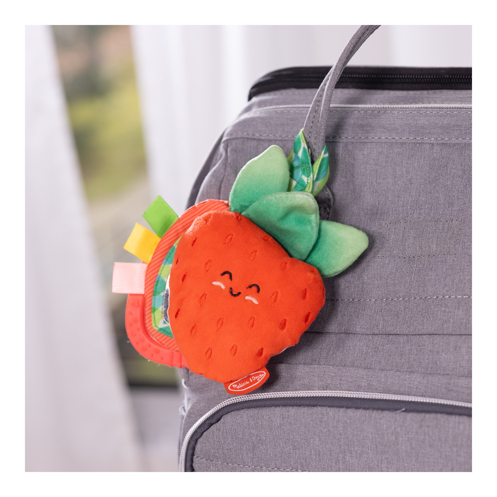 Melissa & Doug Peek-a-Boo Berry Strawberry Take-Along Toy