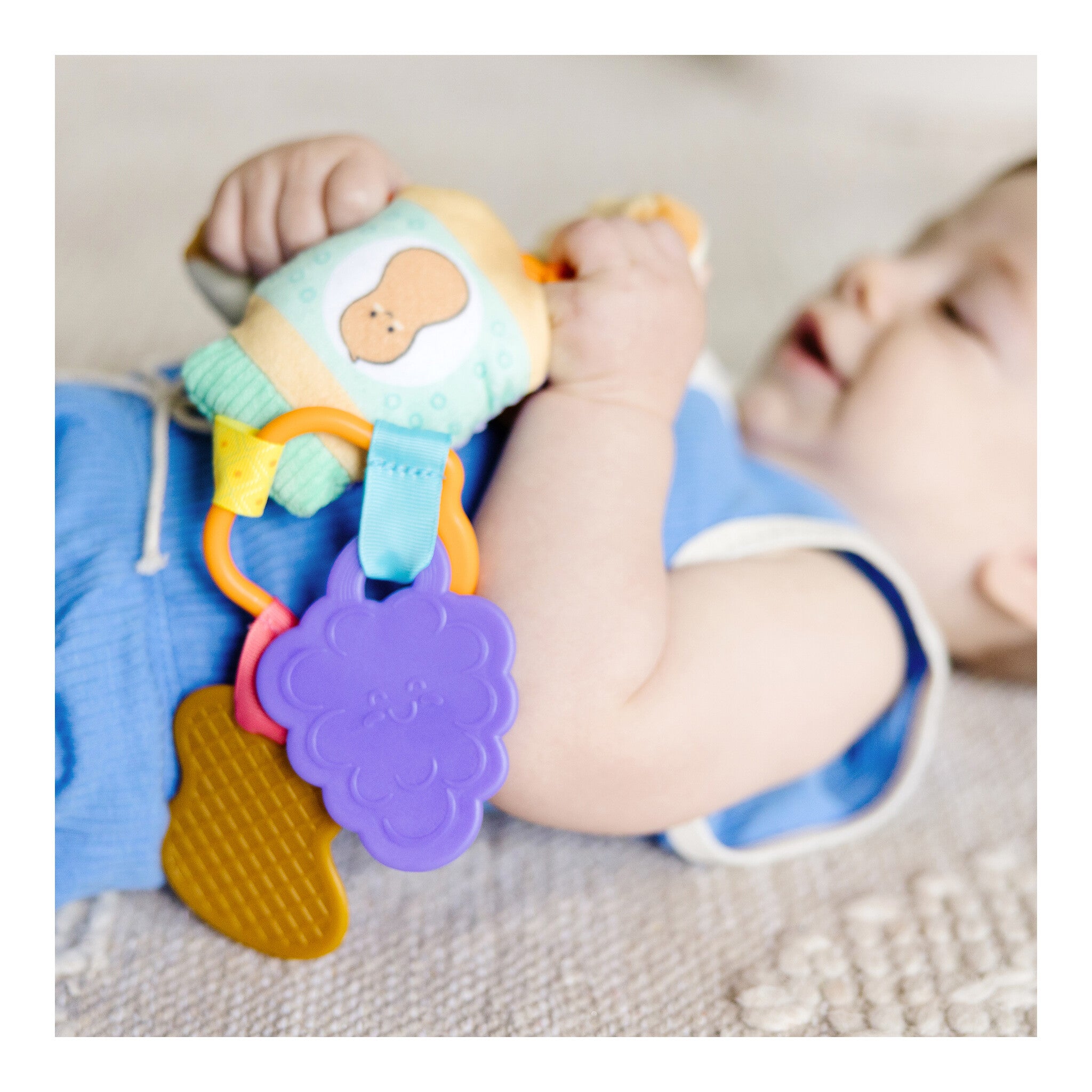 Melissa & Doug PB&J Take-Along Clip-On Infant Toy