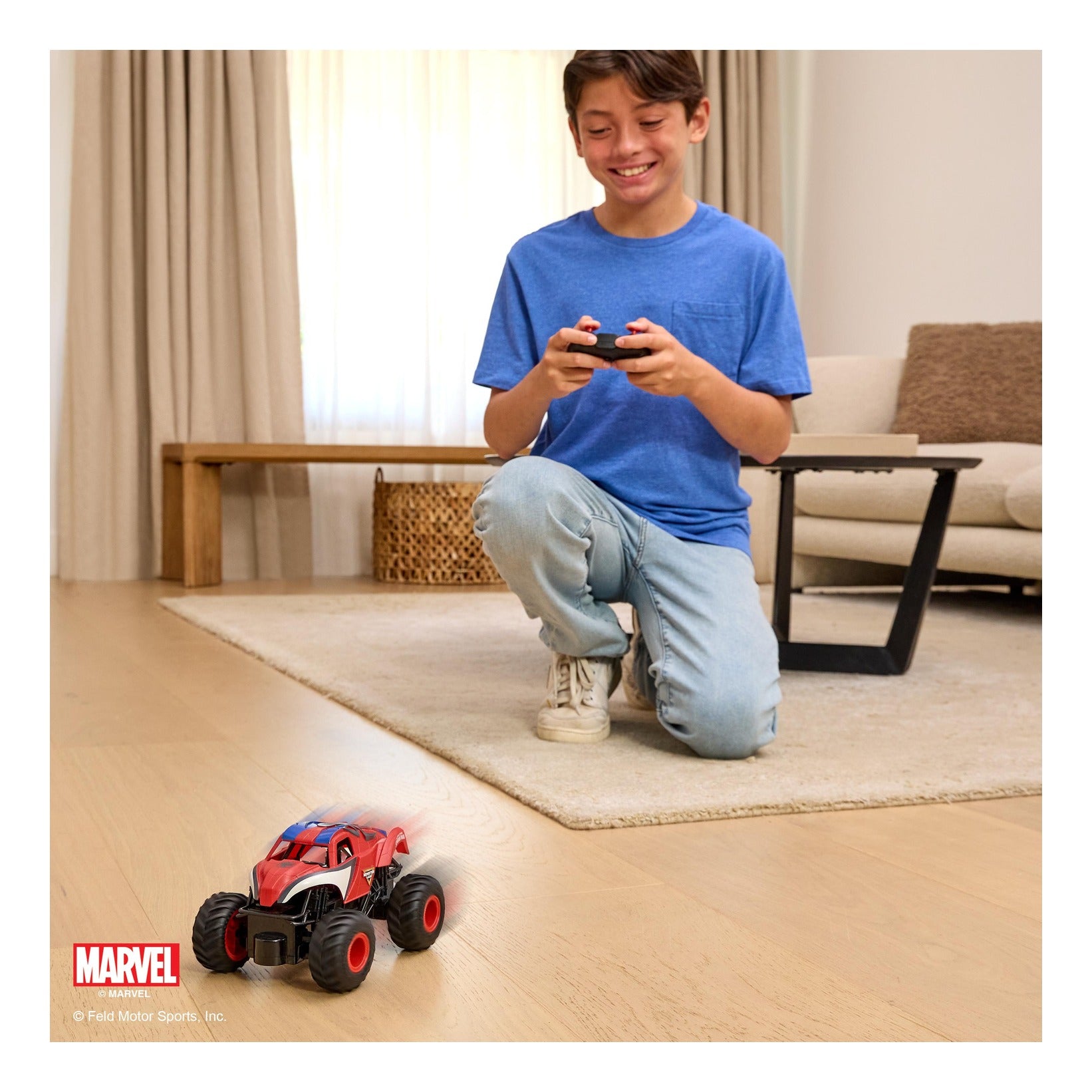 Monster Jam Marvel Spider-Man 1:24 Remote Control Monster Truck
