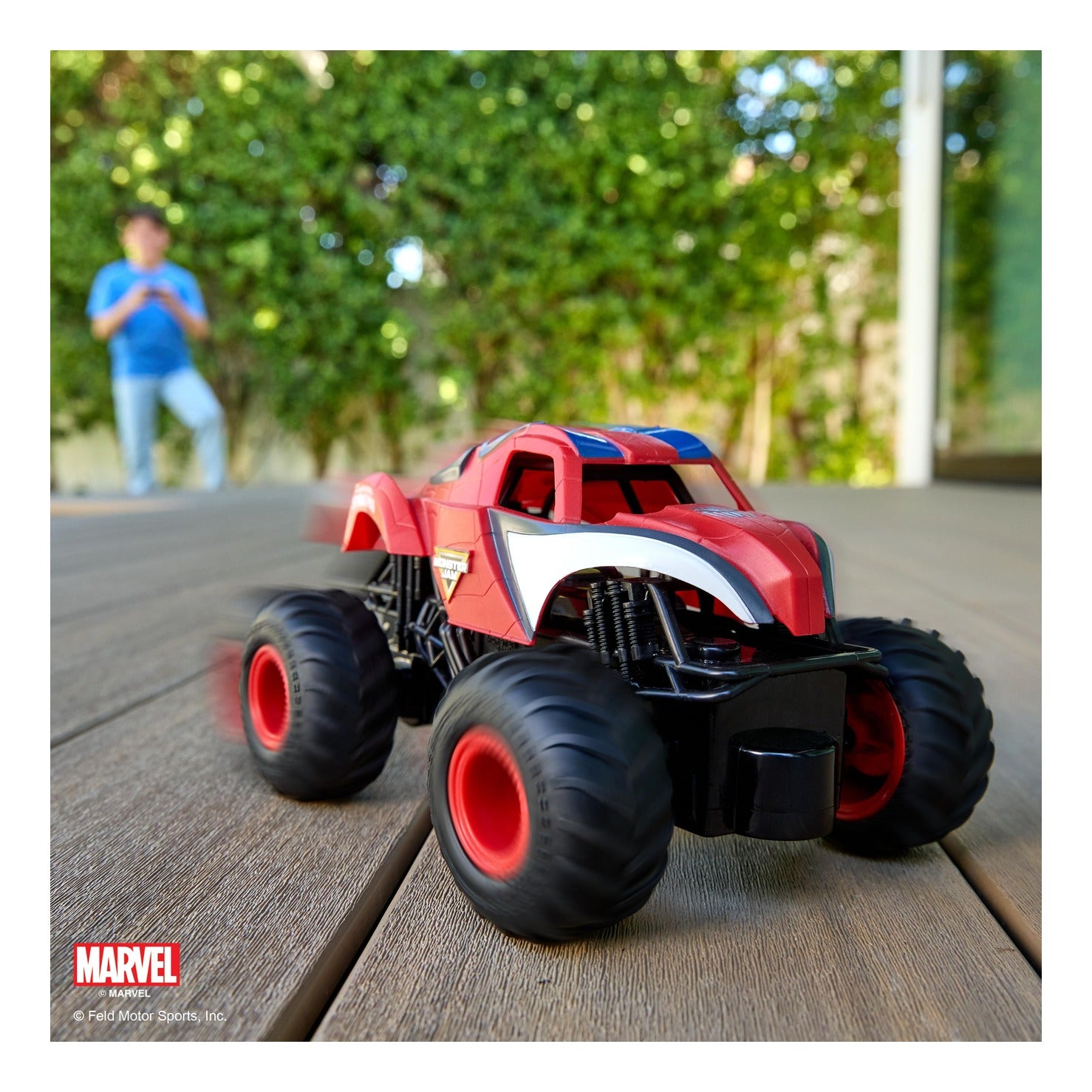 Monster Jam Marvel Spider-Man 1:24 Remote Control Monster Truck