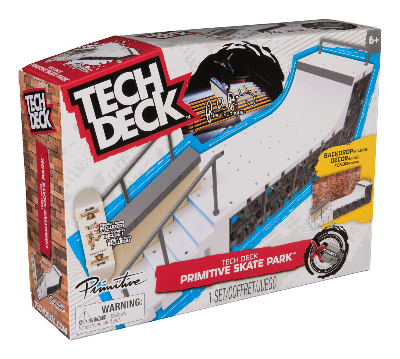 Tech Deck Primitive X-Connect Plus Skate Park with Fingerboard