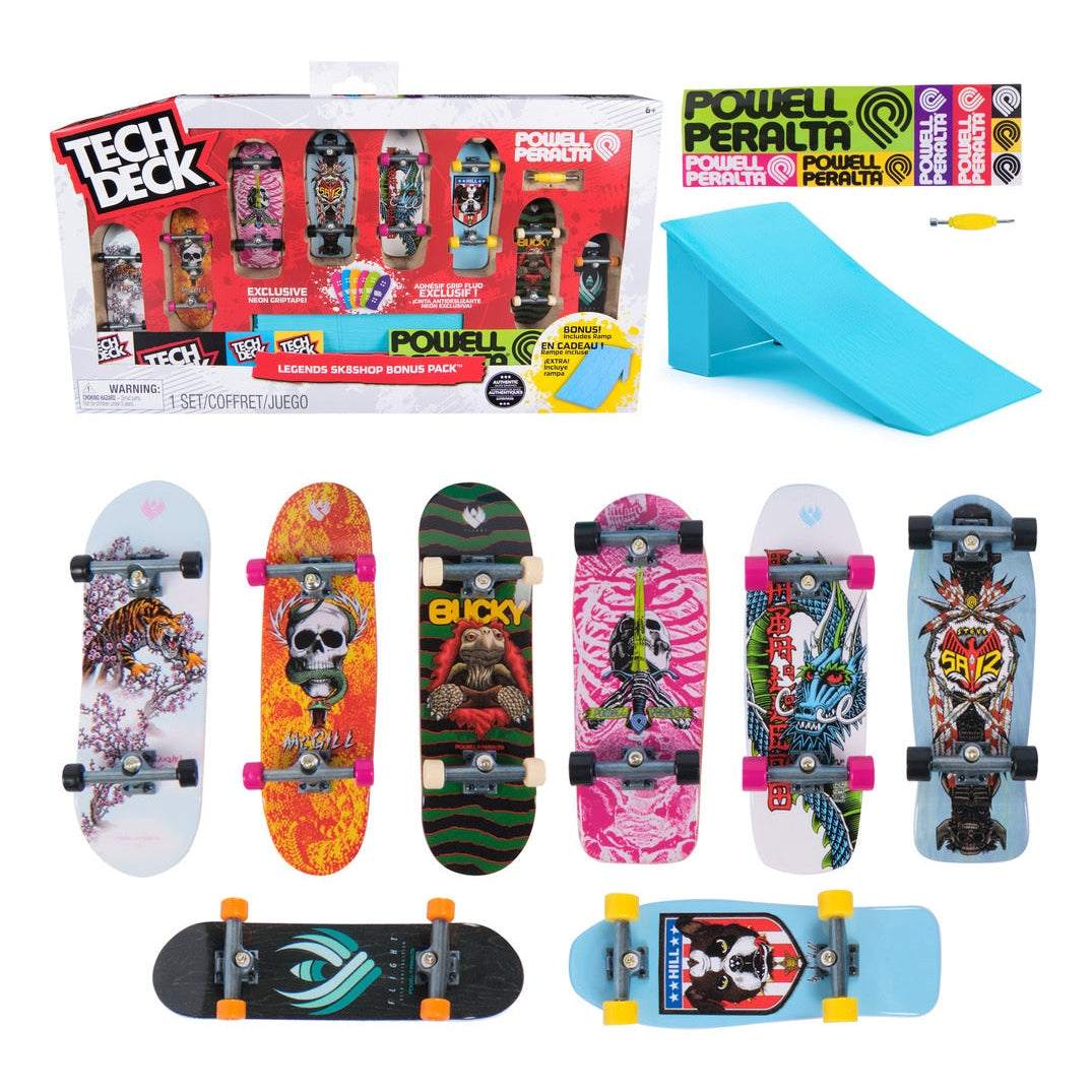 Tech Deck Powell Peralta Legends SK8Shop Bonus Pack with Ramp