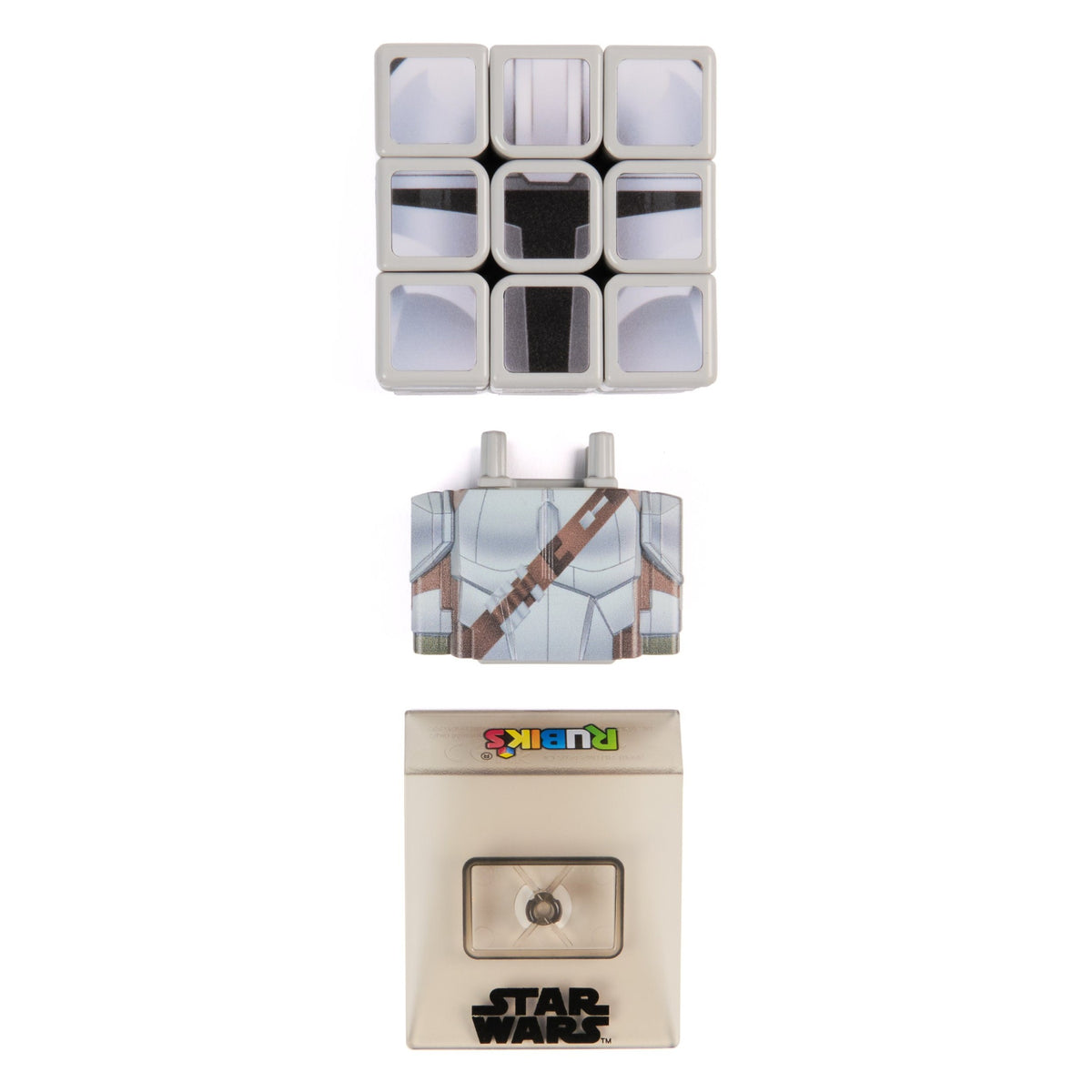 Rubik's Star Wars The Mandalorian Cubers 3x3 Puzzle Cube