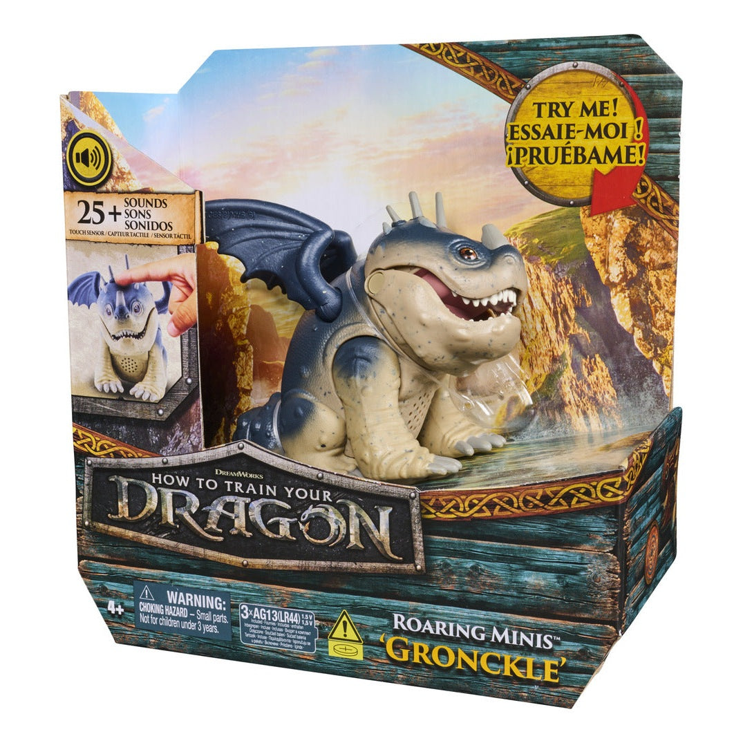 DreamWorks Dragons Roaring Minis Interactive Gronckle Toy