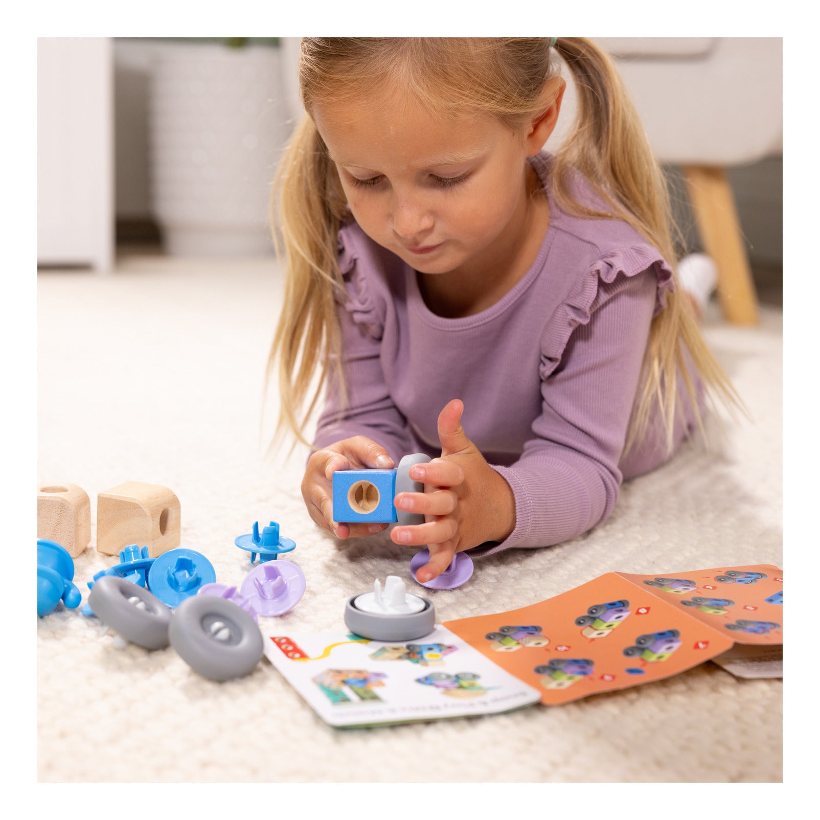 Melissa & Doug Blockables Town Building Set – 73 Pieces