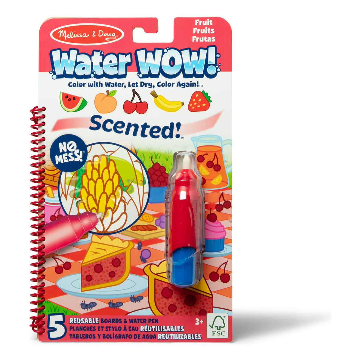 Melissa & Doug Water WOW! Fruit-Scented Water-Reveal Activity Pad
