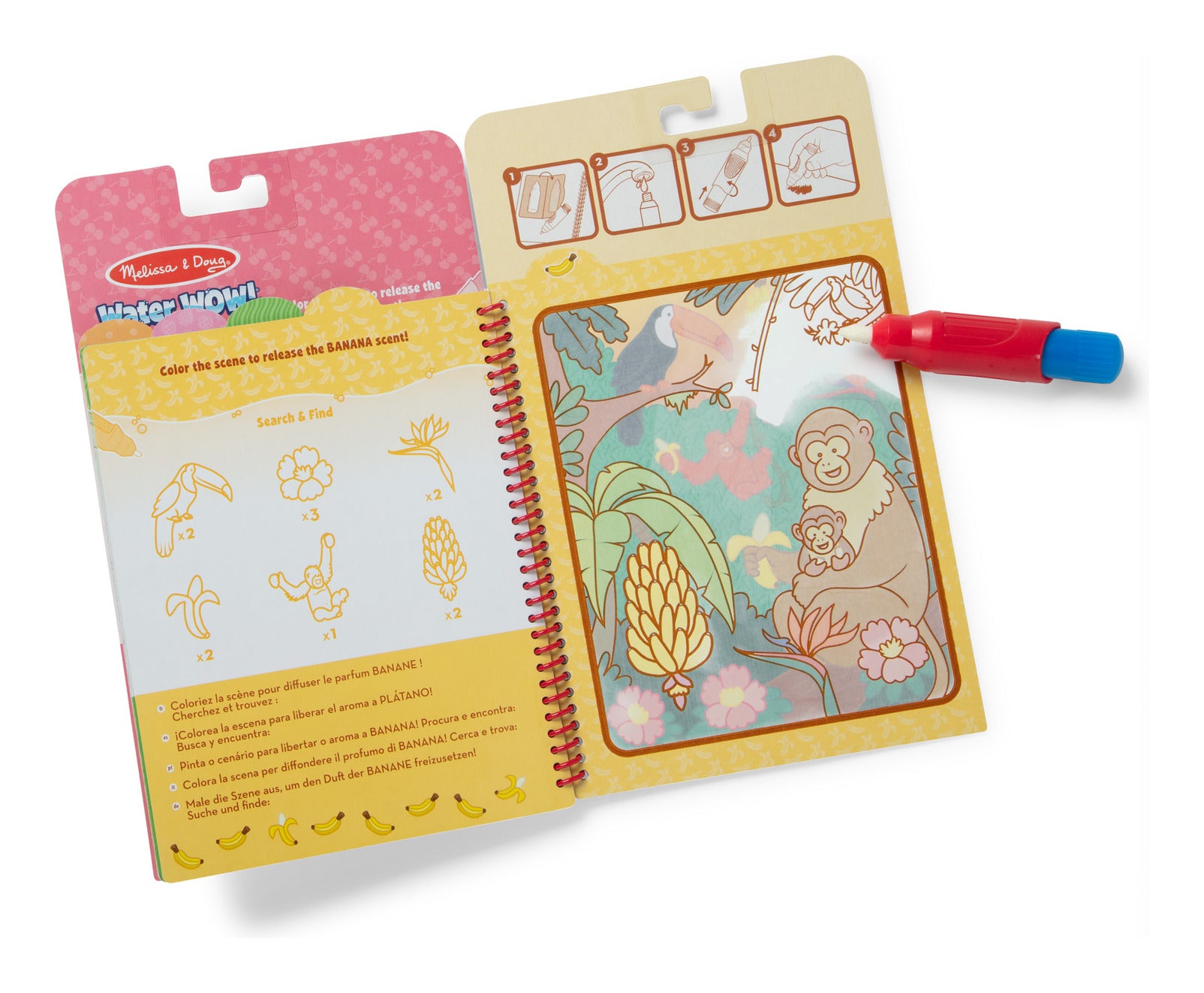 Melissa & Doug Water WOW! Fruit-Scented Water-Reveal Activity Pad