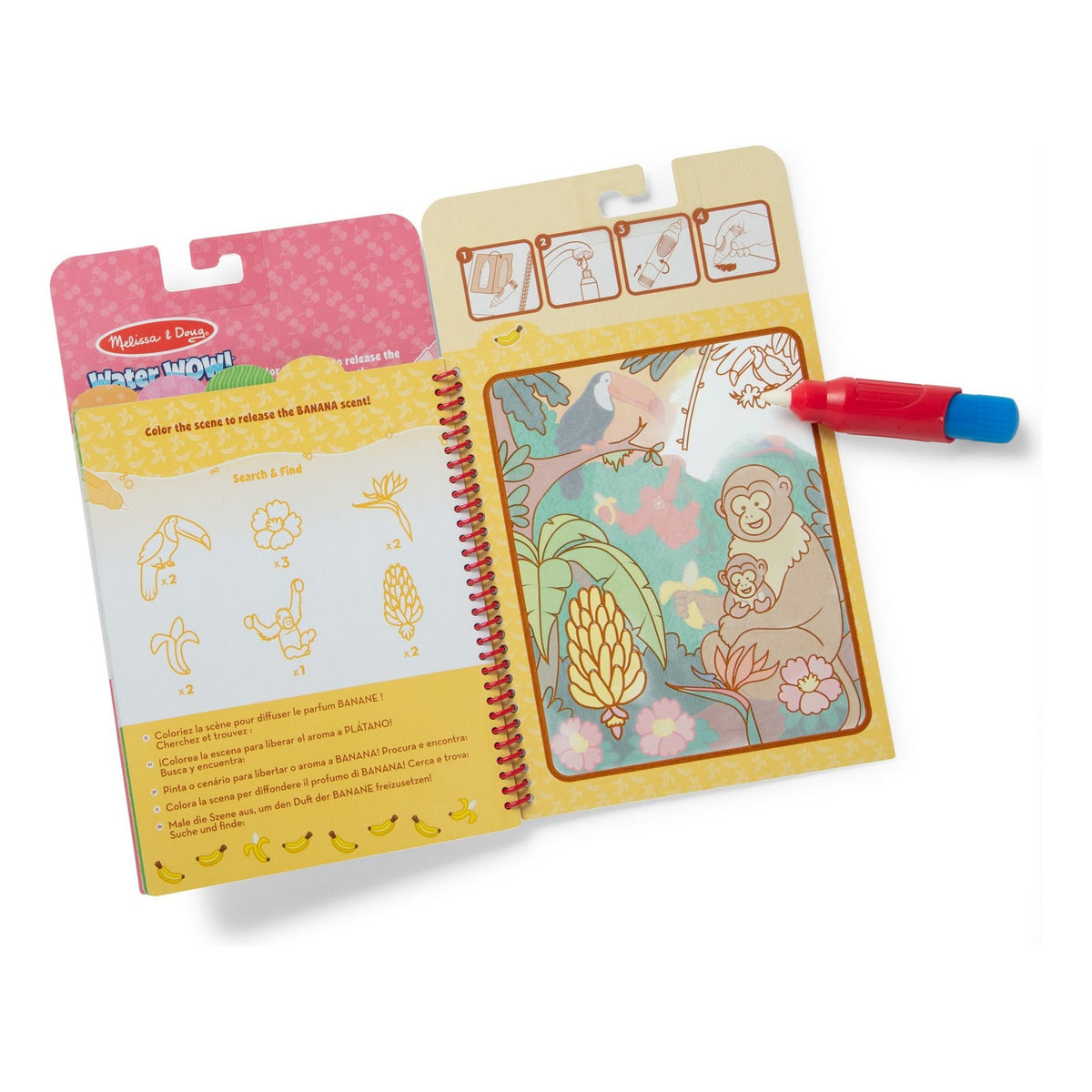 Melissa & Doug Water WOW! Fruit-Scented Water-Reveal Activity Pad