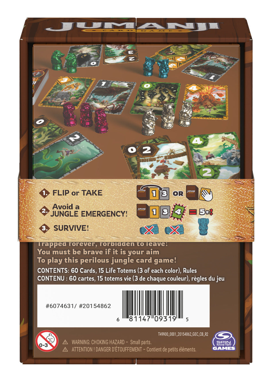 Spin Master Jumanji Card Game