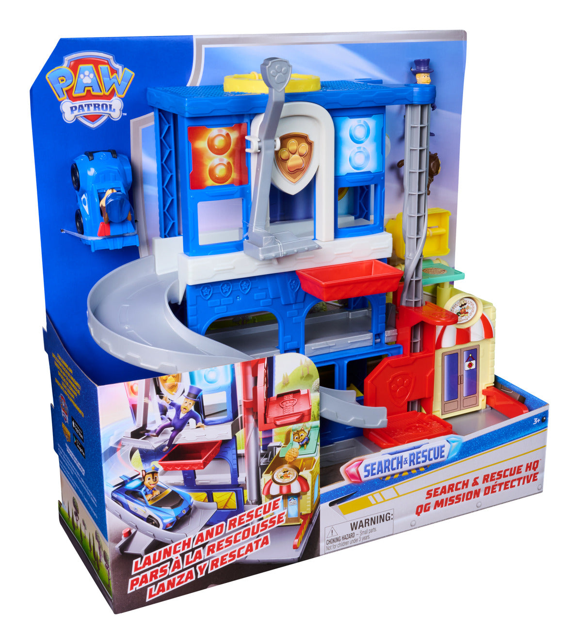 PAW Patrol Search & Rescue HQ Playset with Chase, Humdinger and Kitty