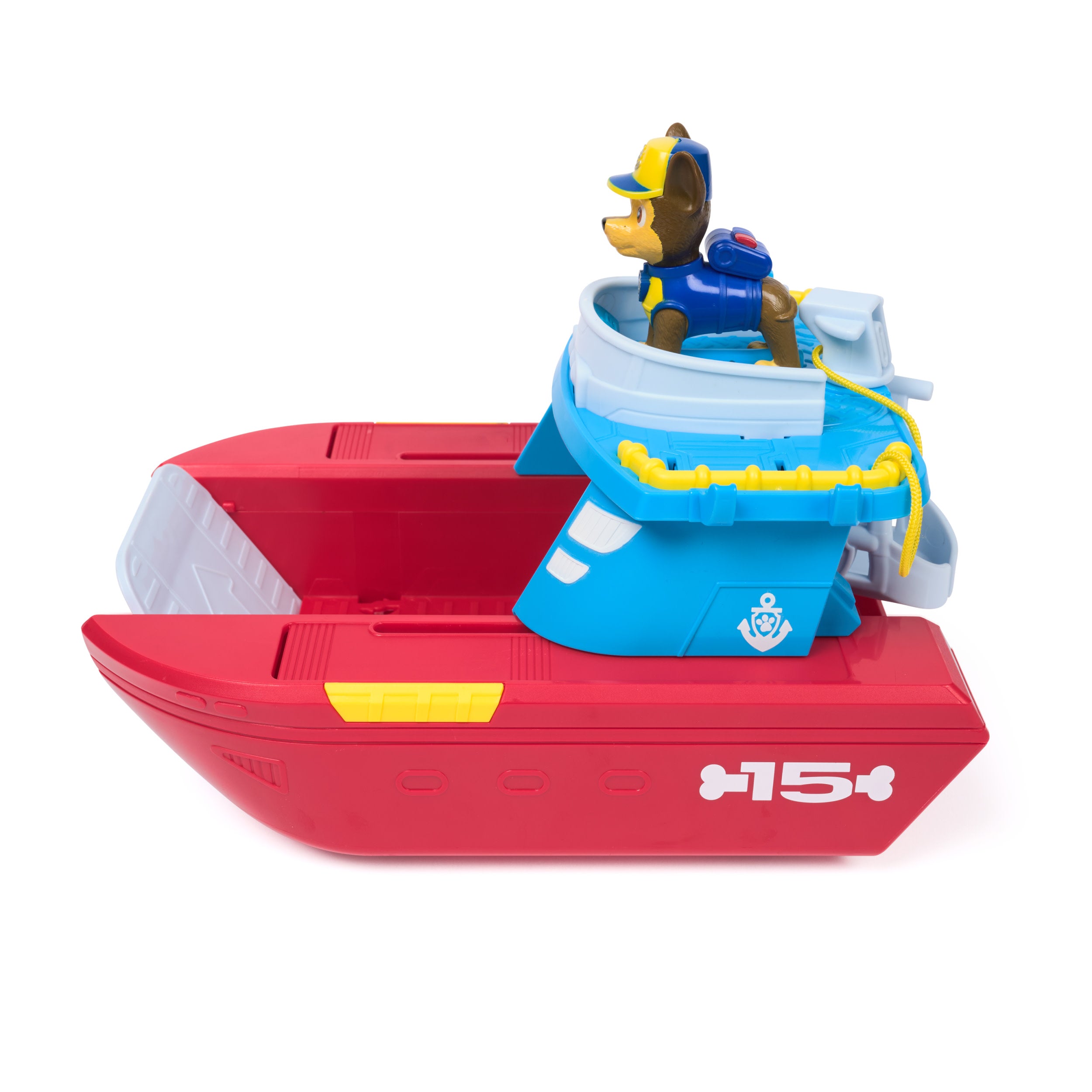 PAW Patrol Sea Patroller Transforming Rescue Vehicle with Chase and Shark Figures