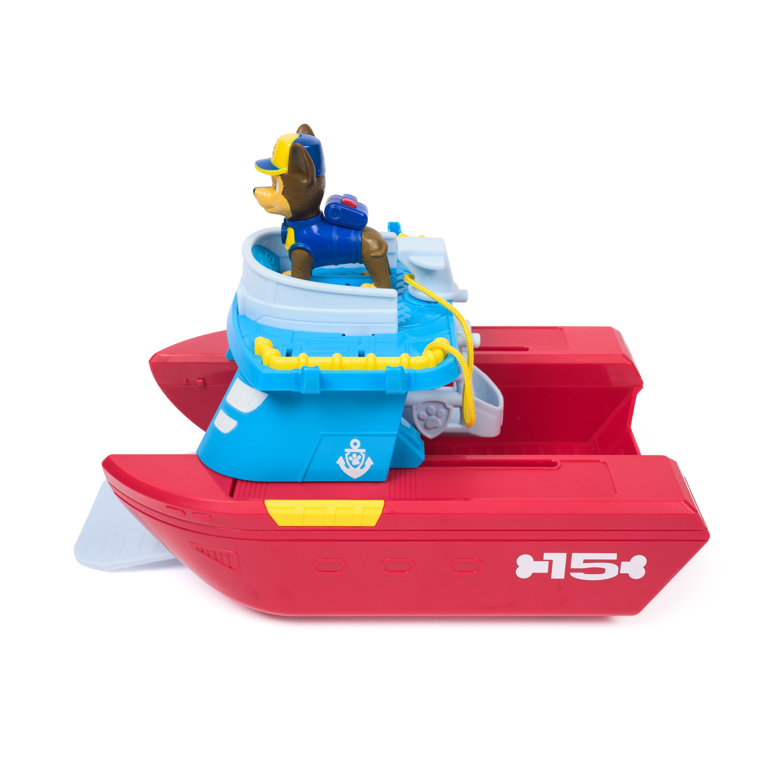 PAW Patrol Sea Patroller Transforming Rescue Vehicle with Chase and Shark Figures